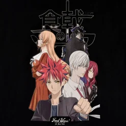 Food Wars - Crew T-shirt zwart