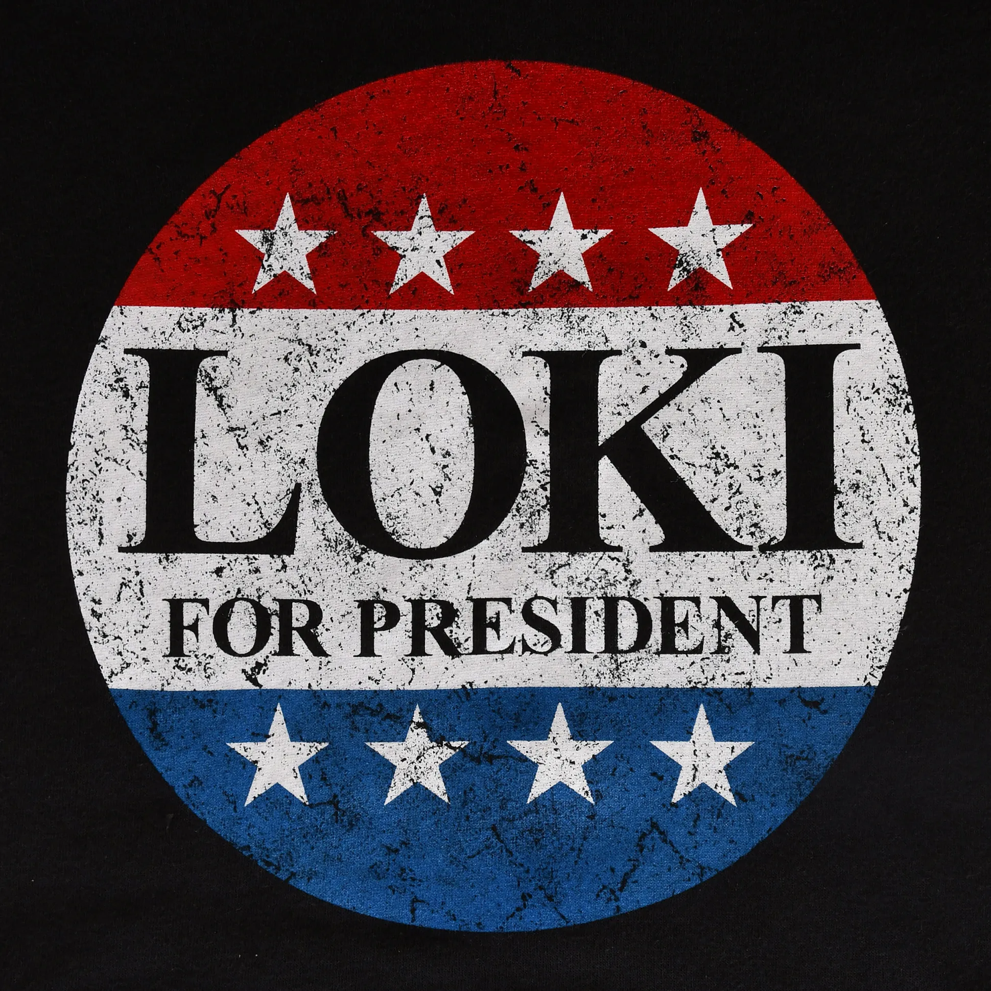 For President Hoodie voor Loki Fans zwart