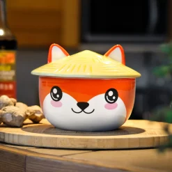 Fox Kawaii Kom met deksel voor anime fans