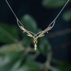 Galadriel Tiara Ketting 925 Sterling Zilver - In de Ban van de Ring