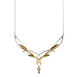 Galadriel Tiara Ketting 925 Sterling Zilver - In de Ban van de Ring