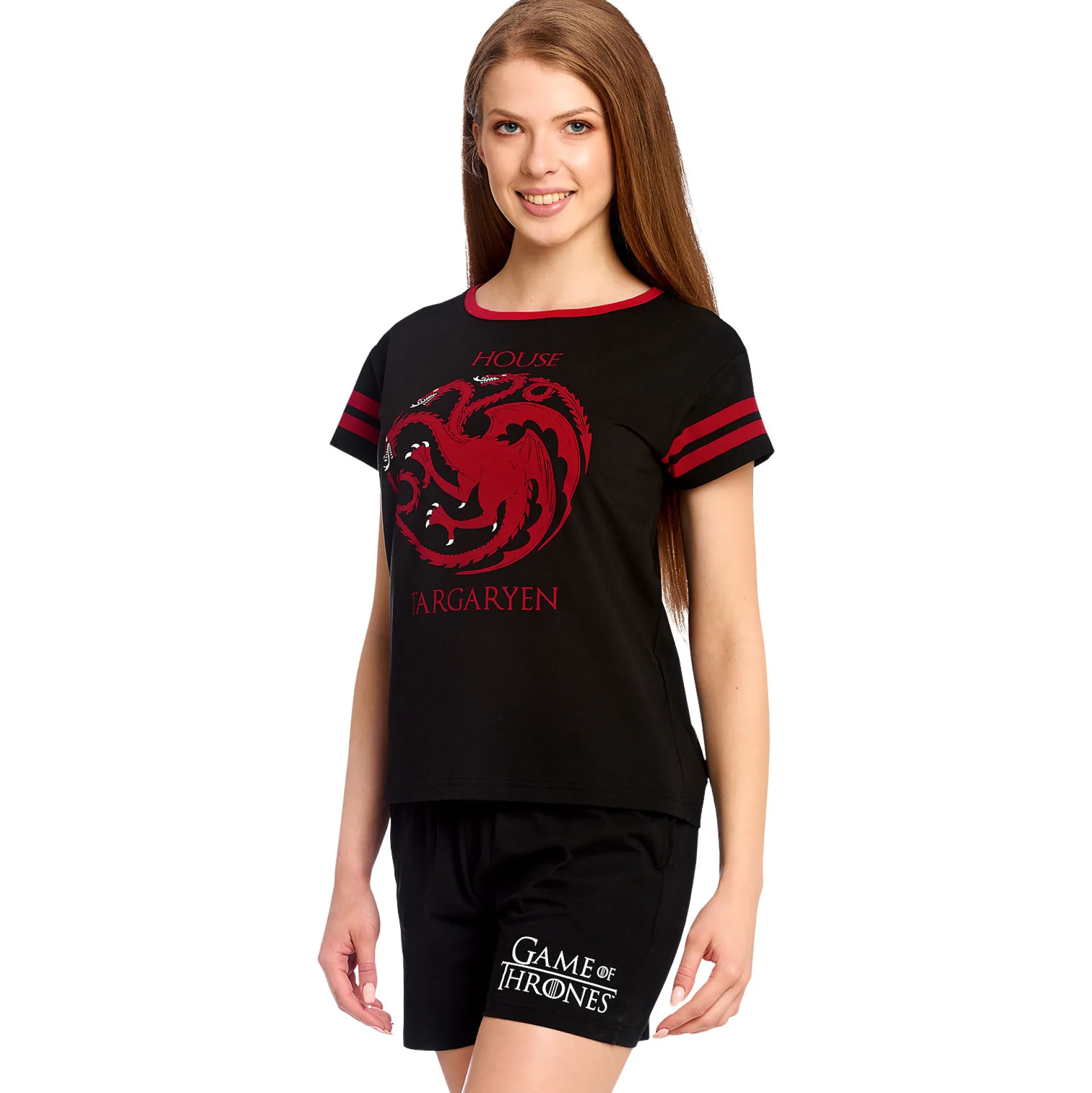 Game of Thrones - Targaryen Wapen Pyjama Korte Dames