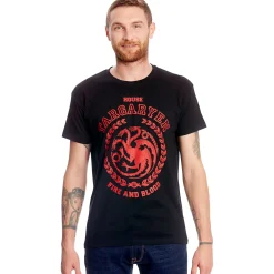 Game of Thrones - Targaryen Wapen T-shirt zwart