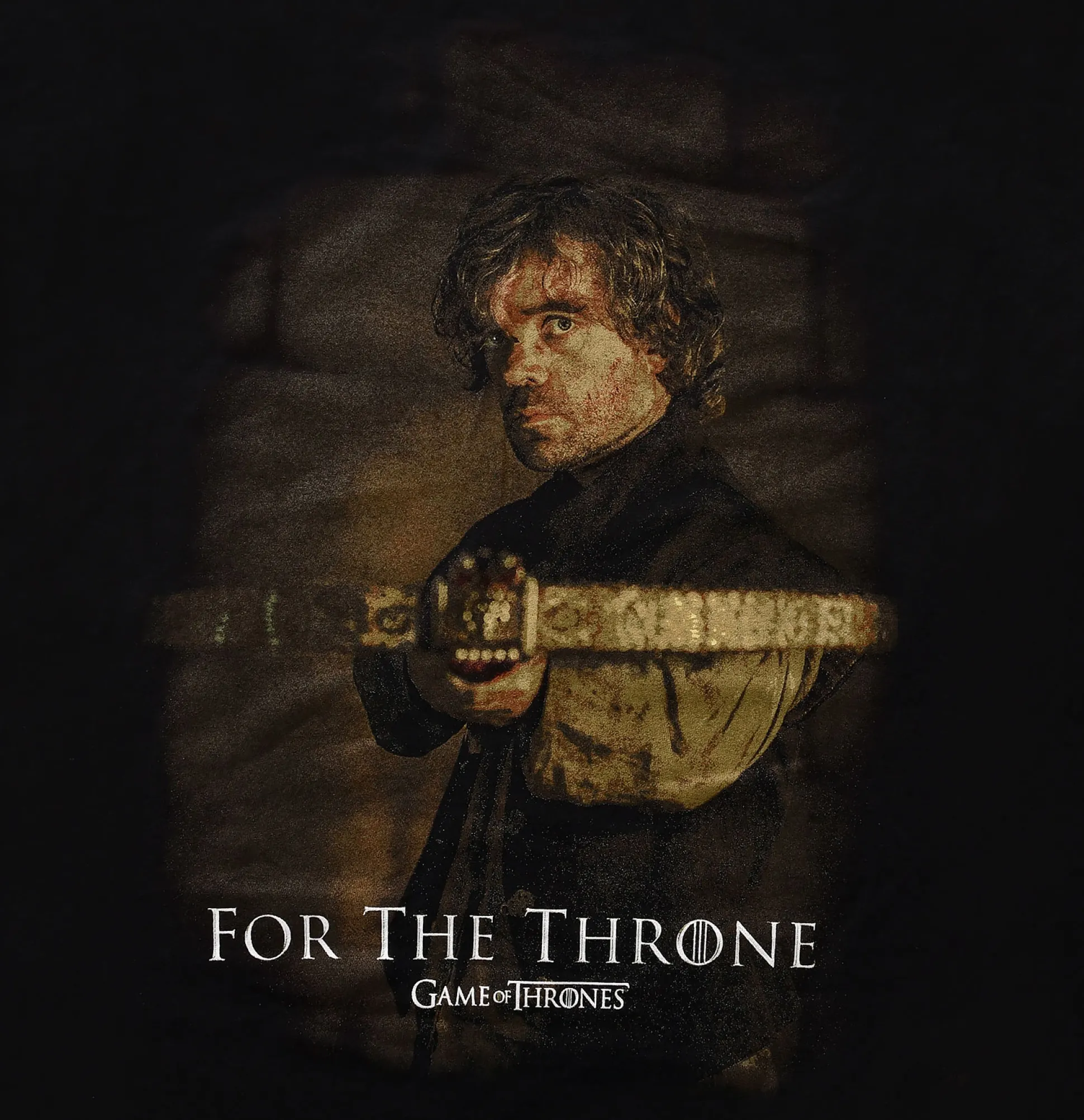 Game of Thrones - Tyrion Kruisboog T-shirt Zwart