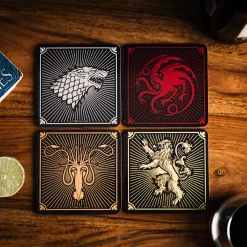 Game of Thrones - Wapenschilden Onderzetters Set van 4