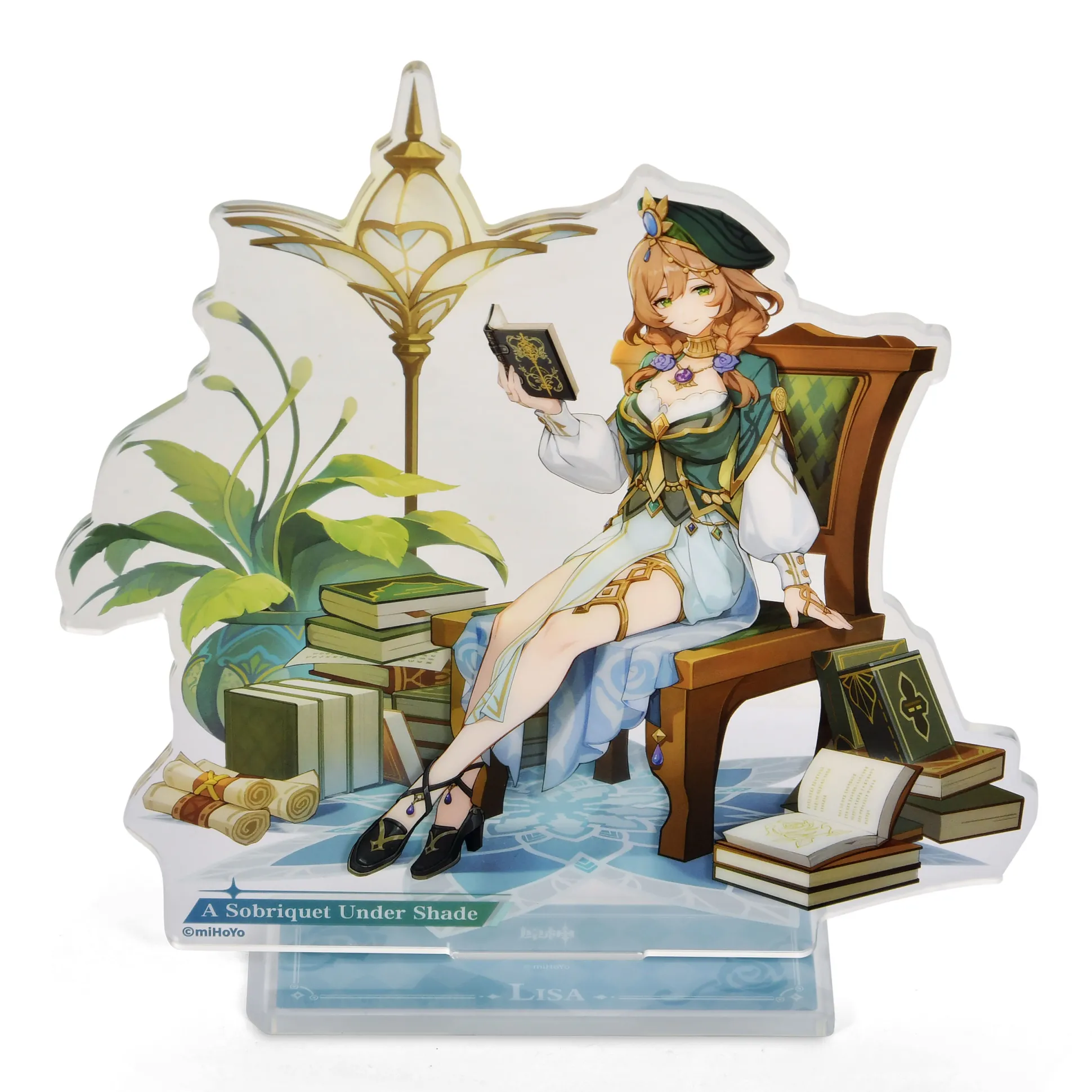 Genshin Impact - Lisa: Een bijnaam onder schaduw Premium Acryl Figuur