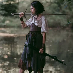 Geralt van Rivia Zilveren Zwaard Replica met Schede voor Witcher Fans