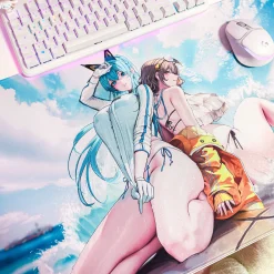 Godin van de Overwinning: Nikke - Helm & Anis Muismat