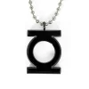 Green Lantern - Zwart logo hanger aan ketting