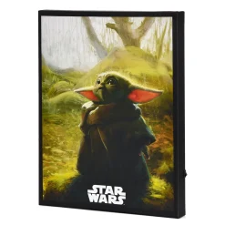 Grogu muurschildering met licht - Star Wars De Mandaloriaan