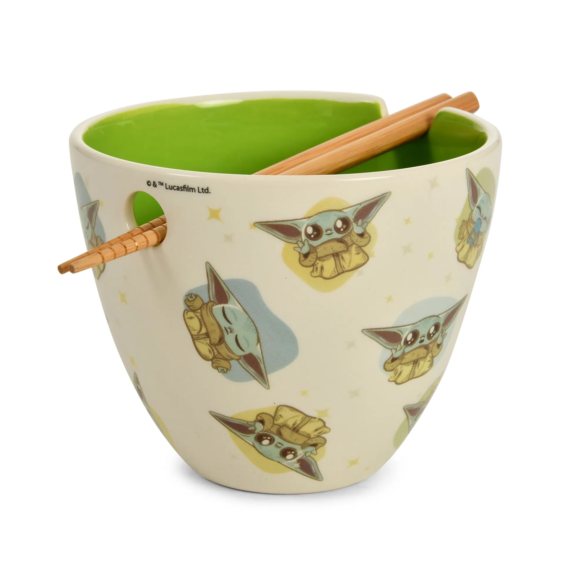 Grogu Ramenkom met Eetstokjes - Star Wars The Mandalorian