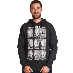 Guardians of the Galaxy - Groot Expressions Hoodie Grijs