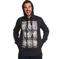 Guardians of the Galaxy - Groot Expressions Hoodie Grijs