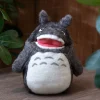 Happy Totoro Pluche Figuur grijs