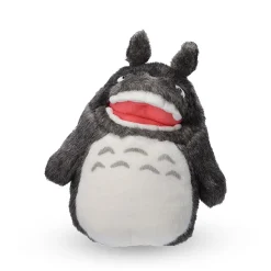 Happy Totoro Pluche Figuur grijs