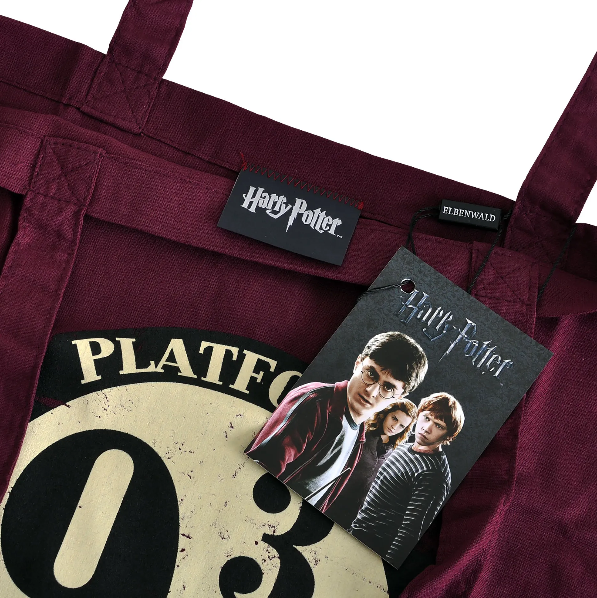 Harry Potter - 9 3/4 jute zak rood
