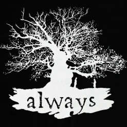 Harry Potter - Always Dames T-Shirt Zwart