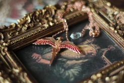 Harry Potter - Fawkes Ketting met Kristallen