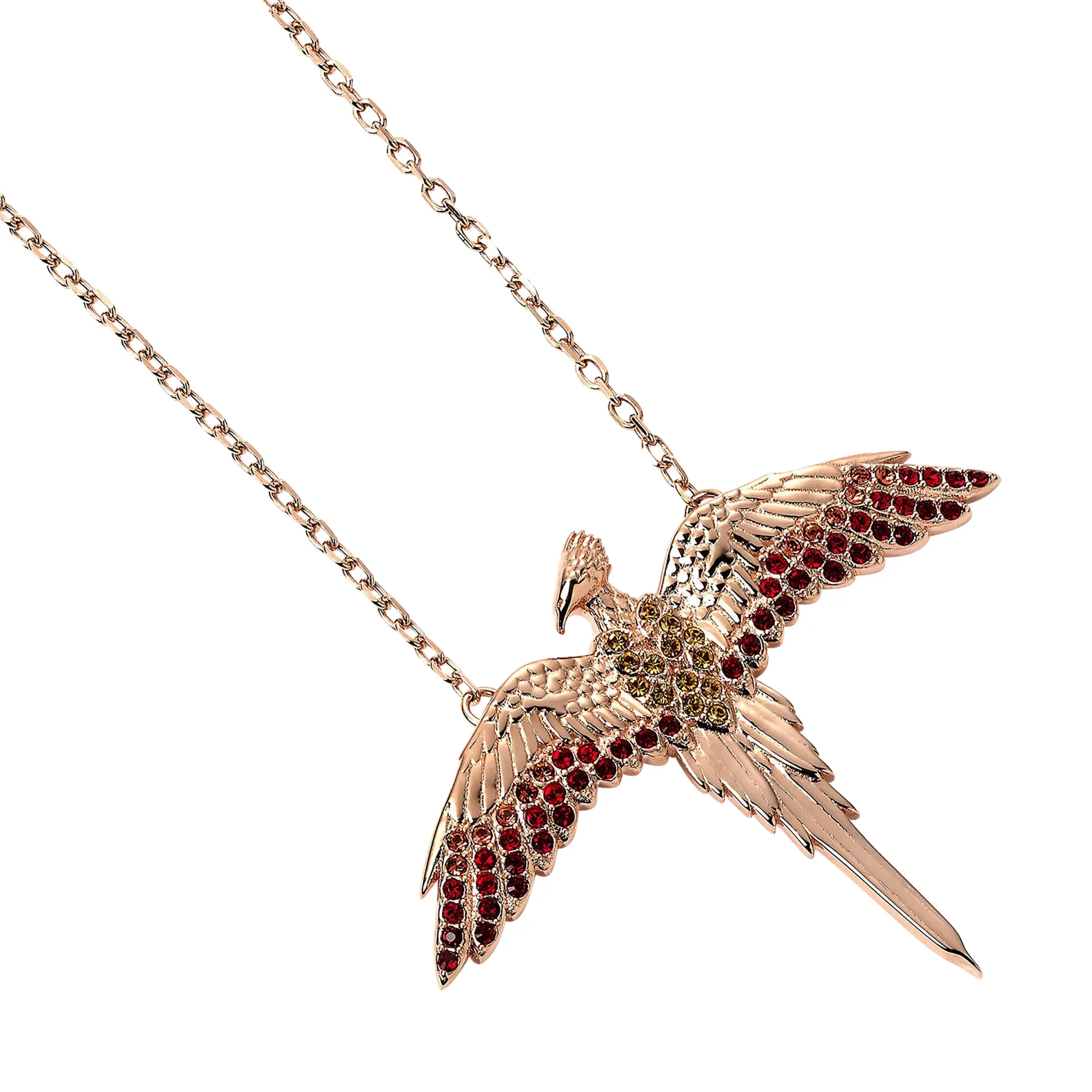 Harry Potter - Fawkes Ketting met Kristallen