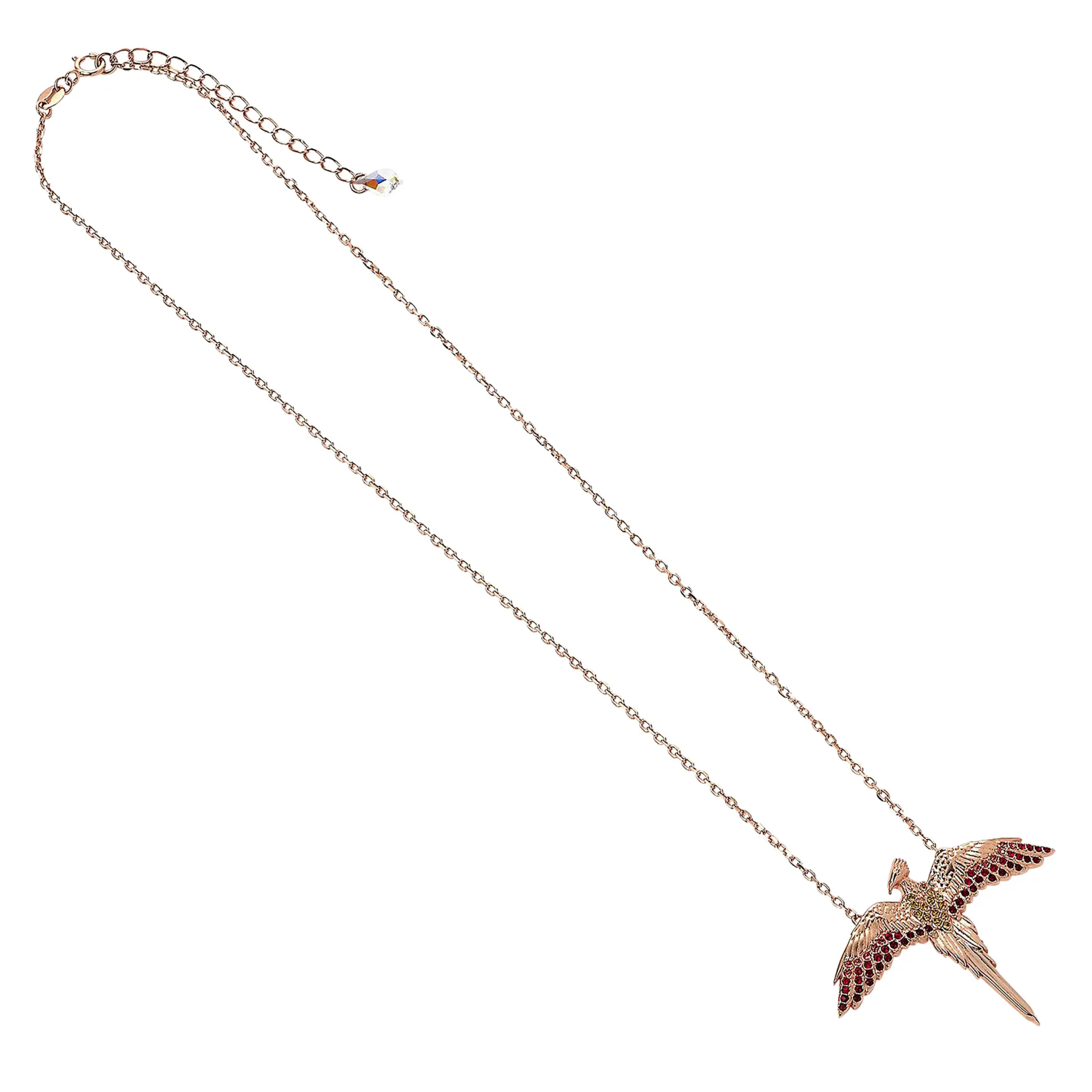 Harry Potter - Fawkes Ketting met Kristallen
