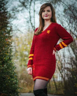 Harry Potter - Griffoendor Gebreide Jurk Rood