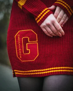Harry Potter - Griffoendor Gebreide Jurk Rood
