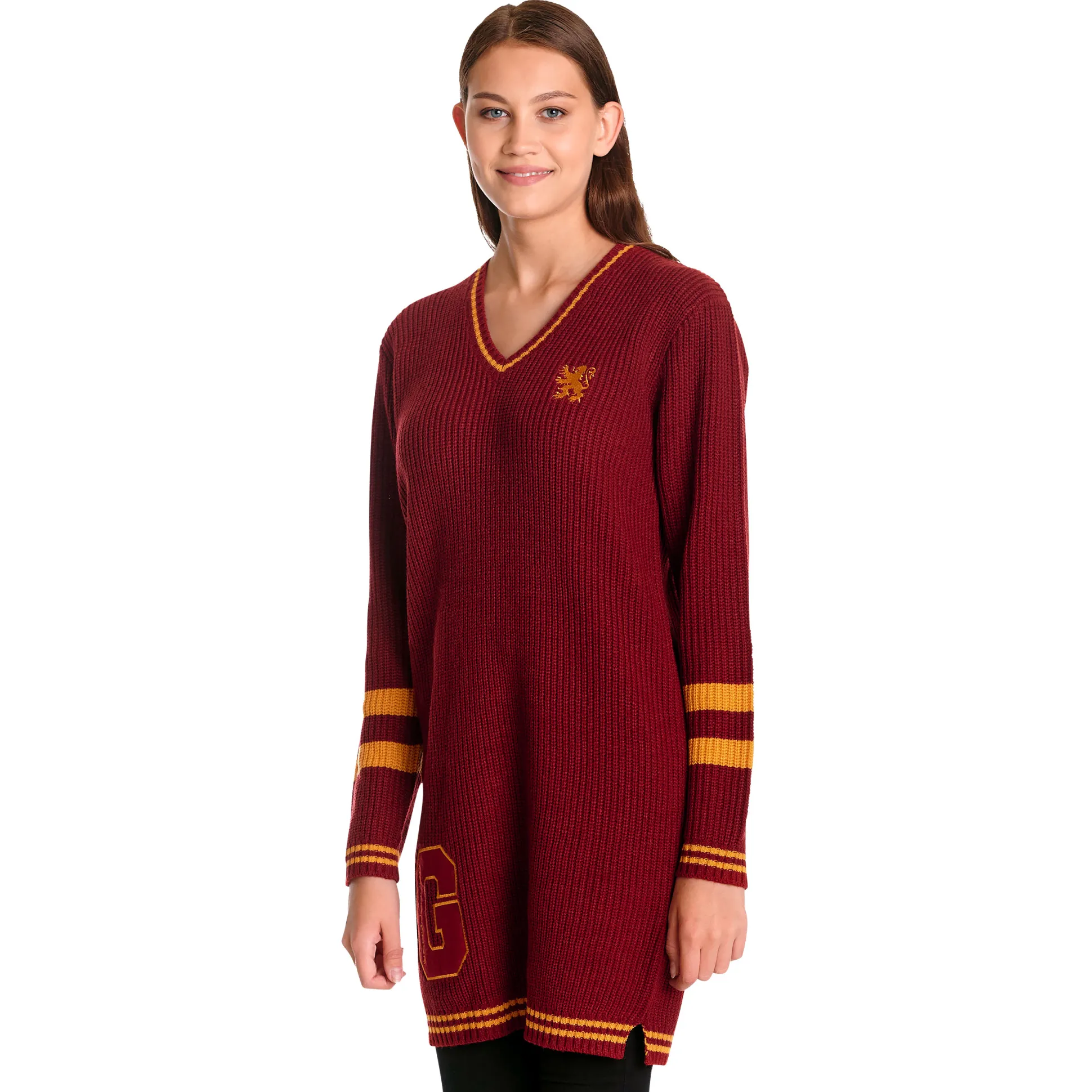 Harry Potter - Griffoendor Gebreide Jurk Rood