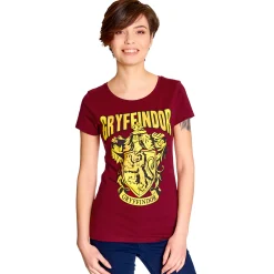 Harry Potter - Gryffindor Wapen T-Shirt Dames rood