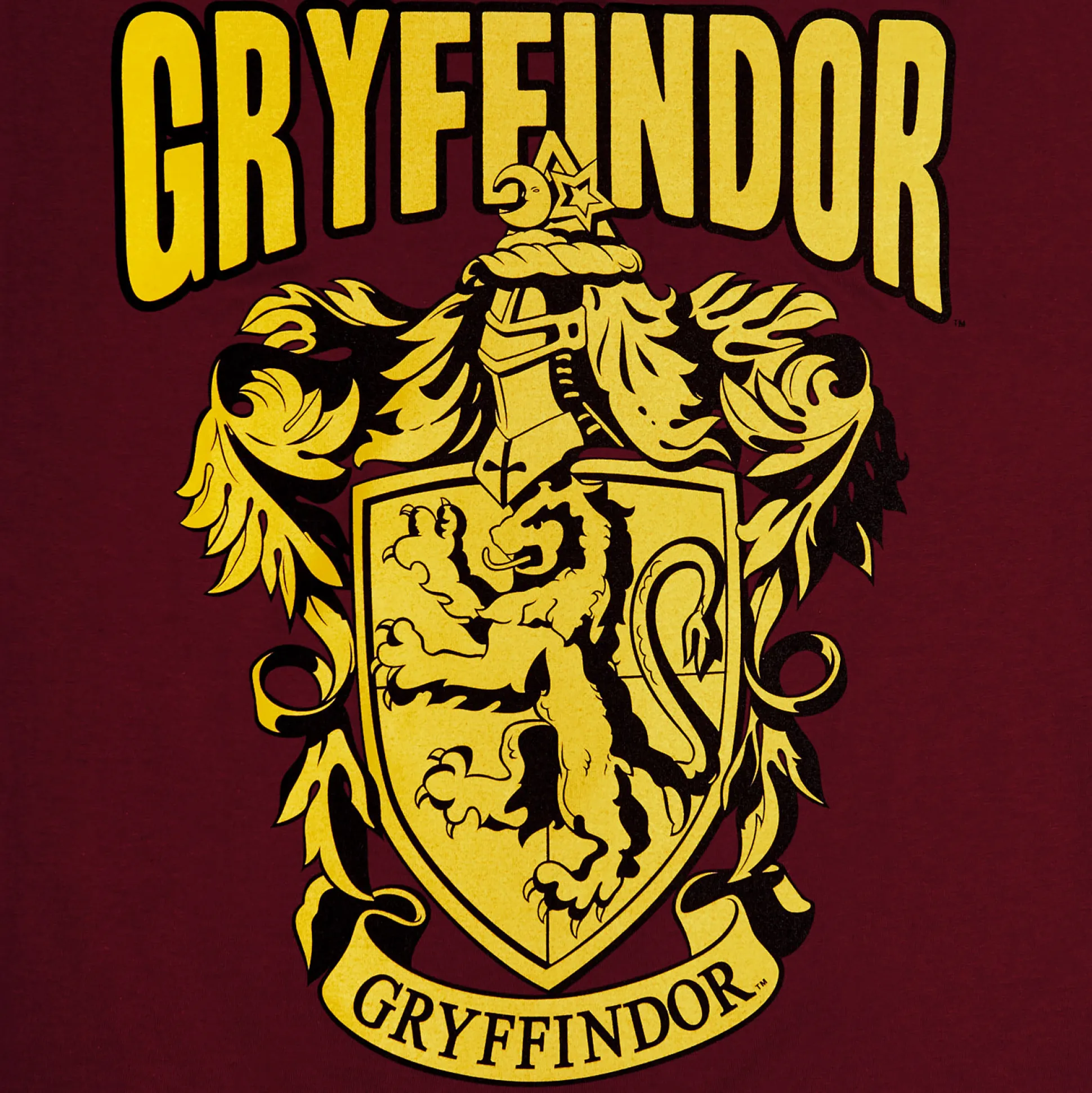 Harry Potter - Gryffindor Wapen T-shirt rood