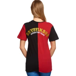 Harry Potter - Gryffindor Toernooi T-Shirt Rood-Zwart