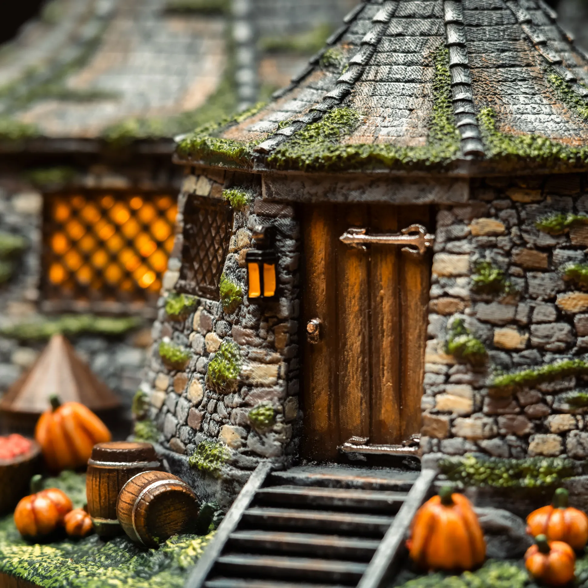 Harry Potter - Hagrids hut miniatuurreplica met LED-verlichting