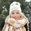 Harry Potter - Hedwig Muts met Pompon wit