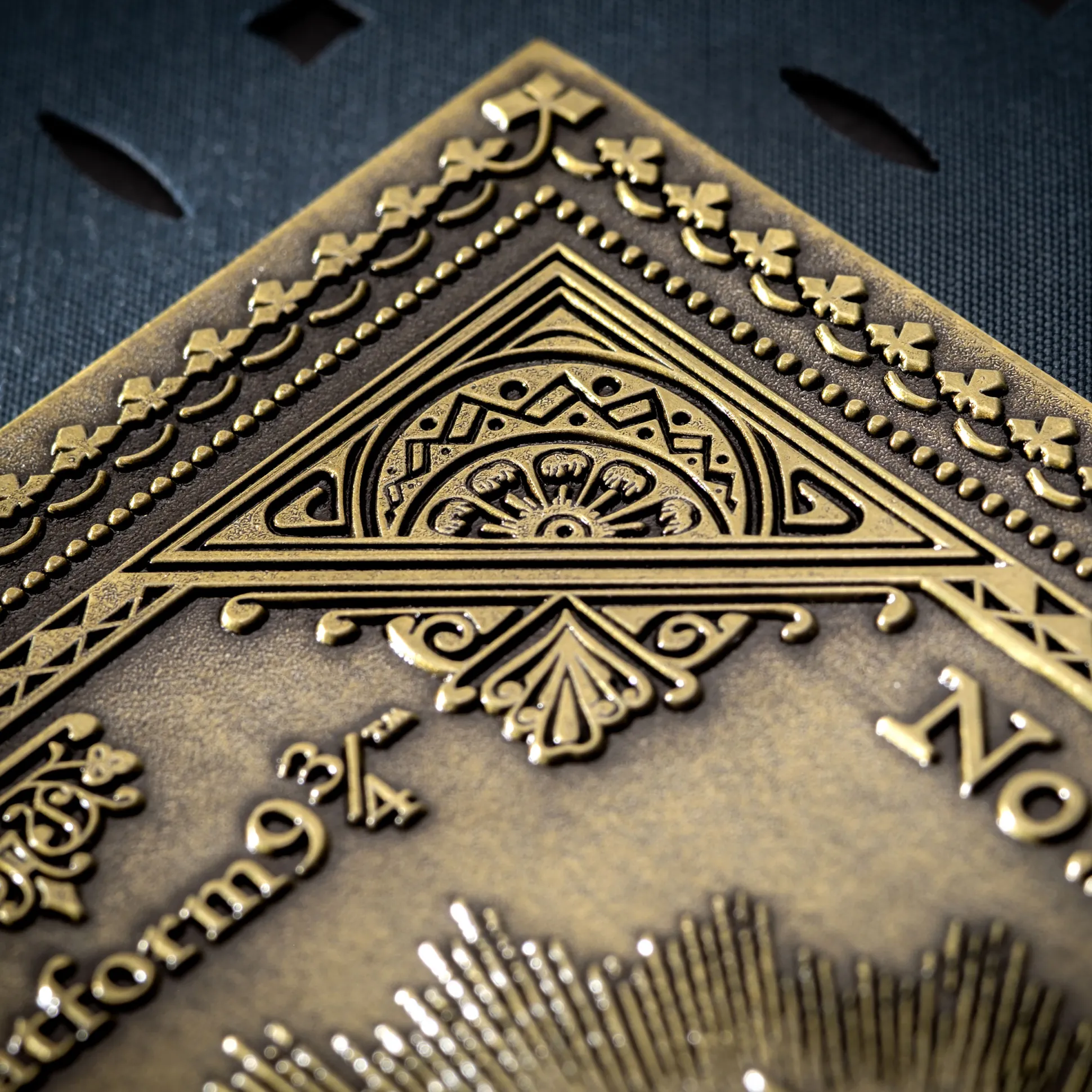 Harry Potter - Hogwarts Express antiek ticket-replica (beperkte oplage)