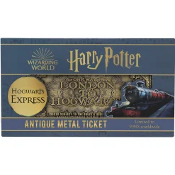 Harry Potter - Hogwarts Express antiek ticket-replica (beperkte oplage)