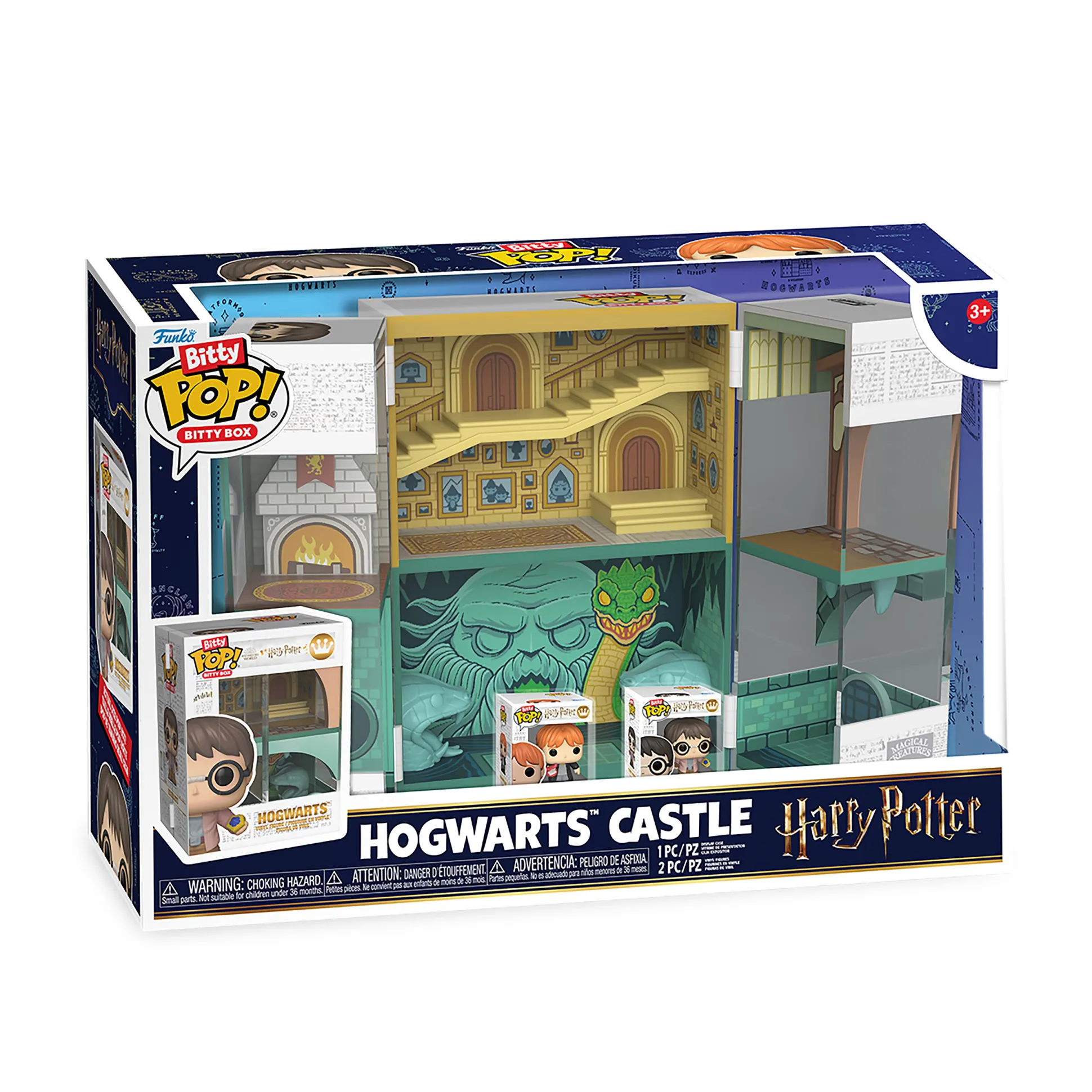 Harry Potter - Hogwarts Funko Bitty Pop Display met 2 Figuren