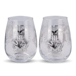 Harry Potter - Hogwarts Wapen Glazen 2-delige set