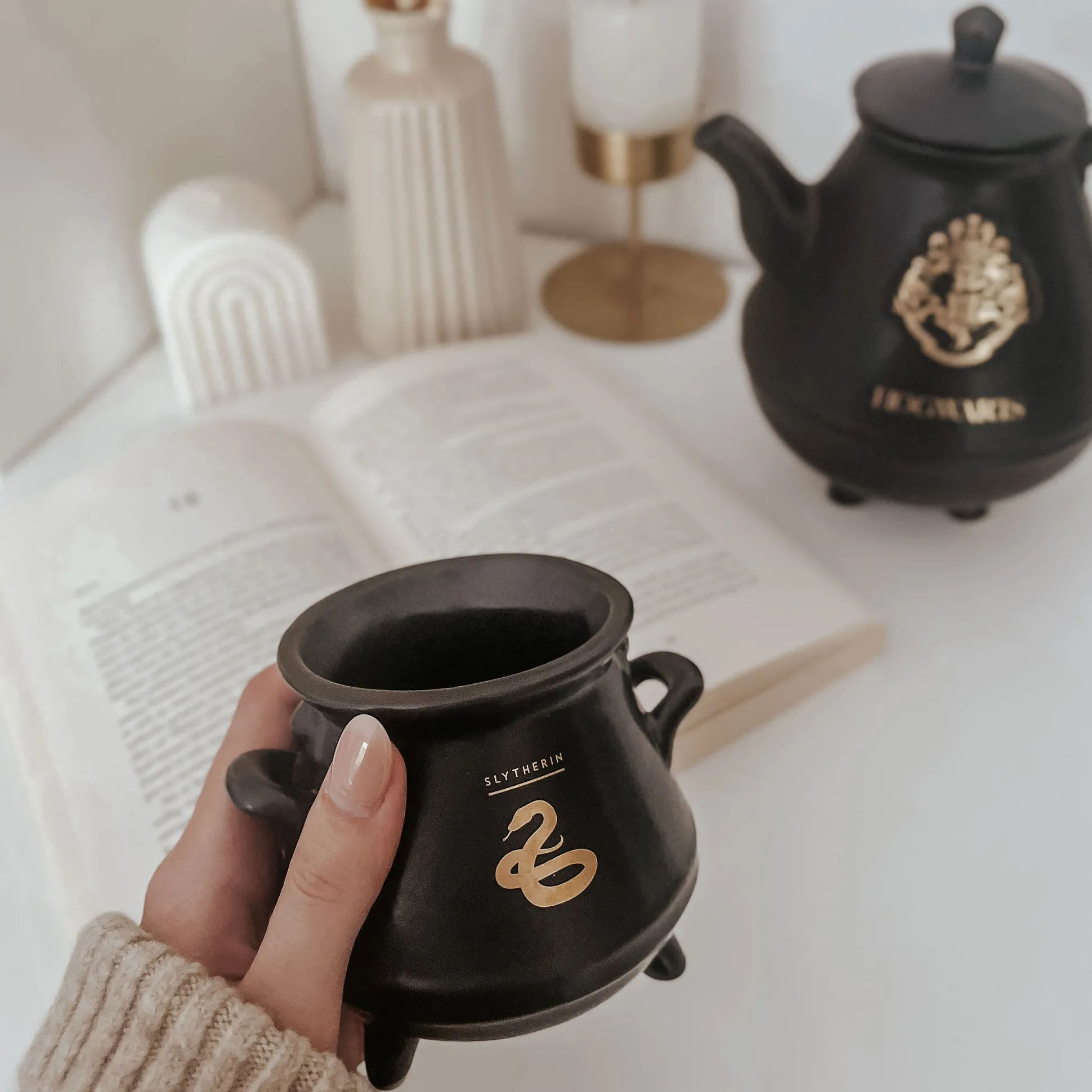 Harry Potter - Hogwarts Wapen Ketel Theeset