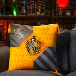 Harry Potter - Huffelpuf kussen met kwasten deluxe