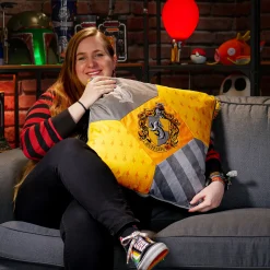 Harry Potter - Huffelpuf kussen met kwasten deluxe
