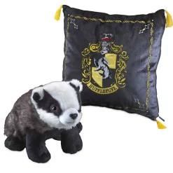 Harry Potter - Hufflepuff Wapen Kussen met Pluche Figuur