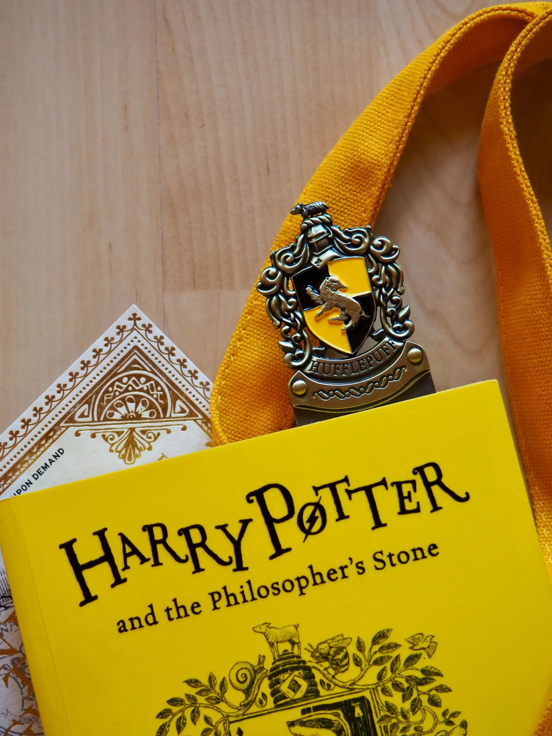Harry Potter - Hufflepuff Boekenlegger Geel