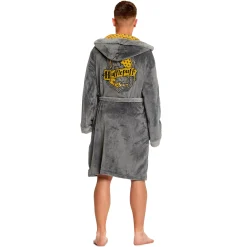 Harry Potter - Hufflepuff Crest Jurk Grijs