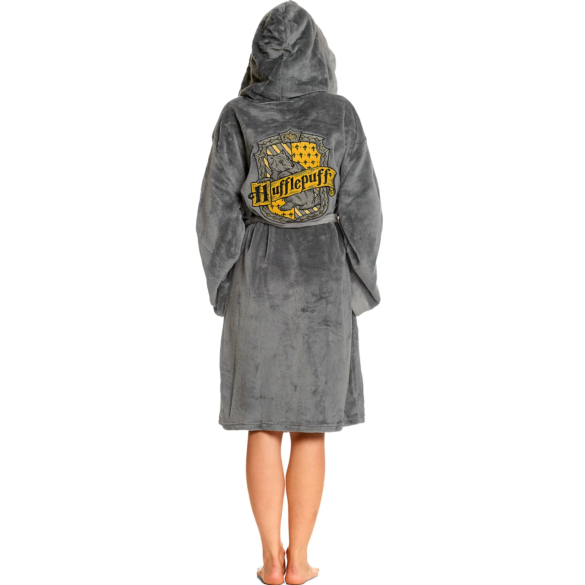 Harry Potter - Hufflepuff Crest Jurk Grijs