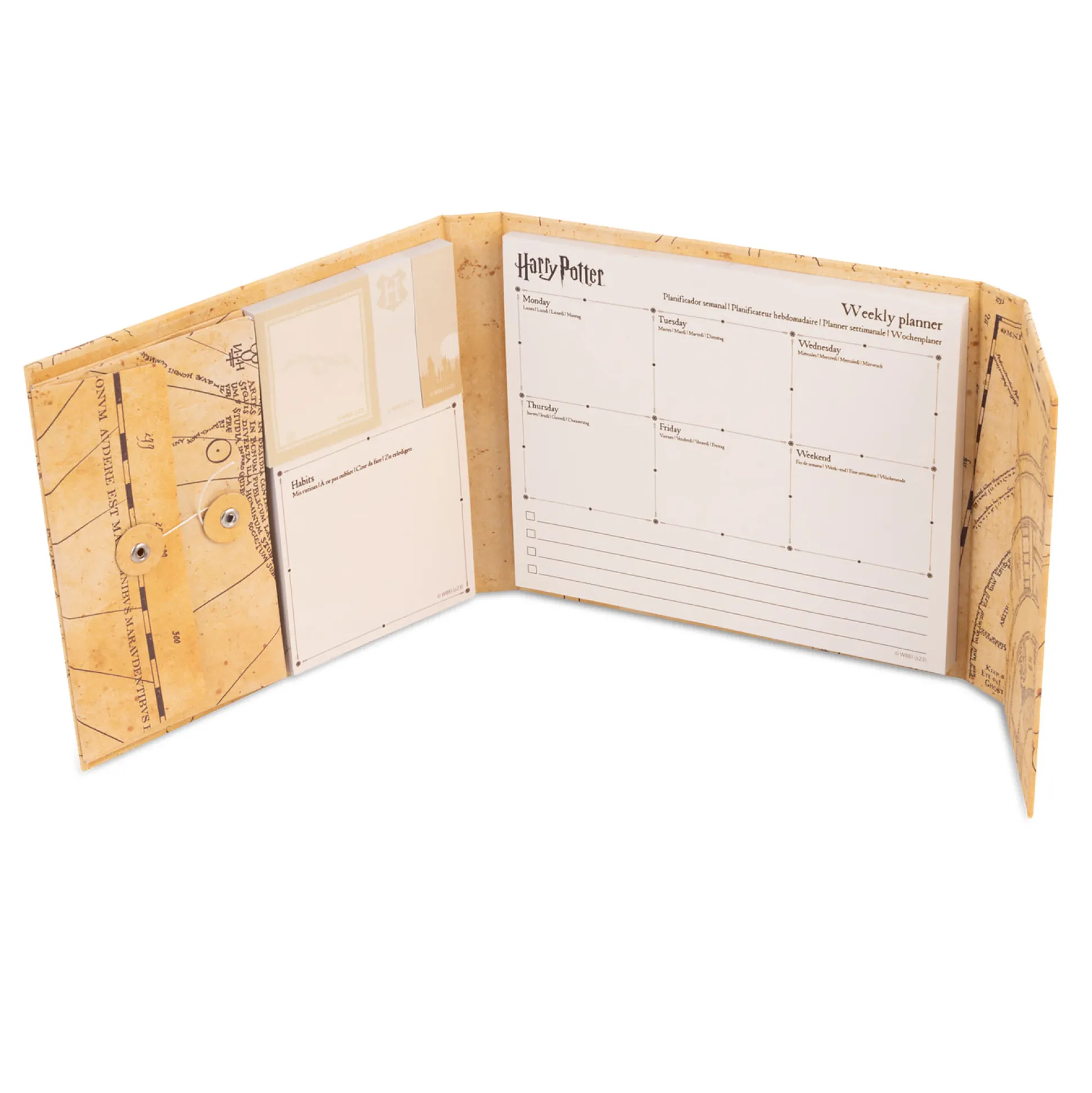 Harry Potter - Marauder's Map Weekplanner Boek