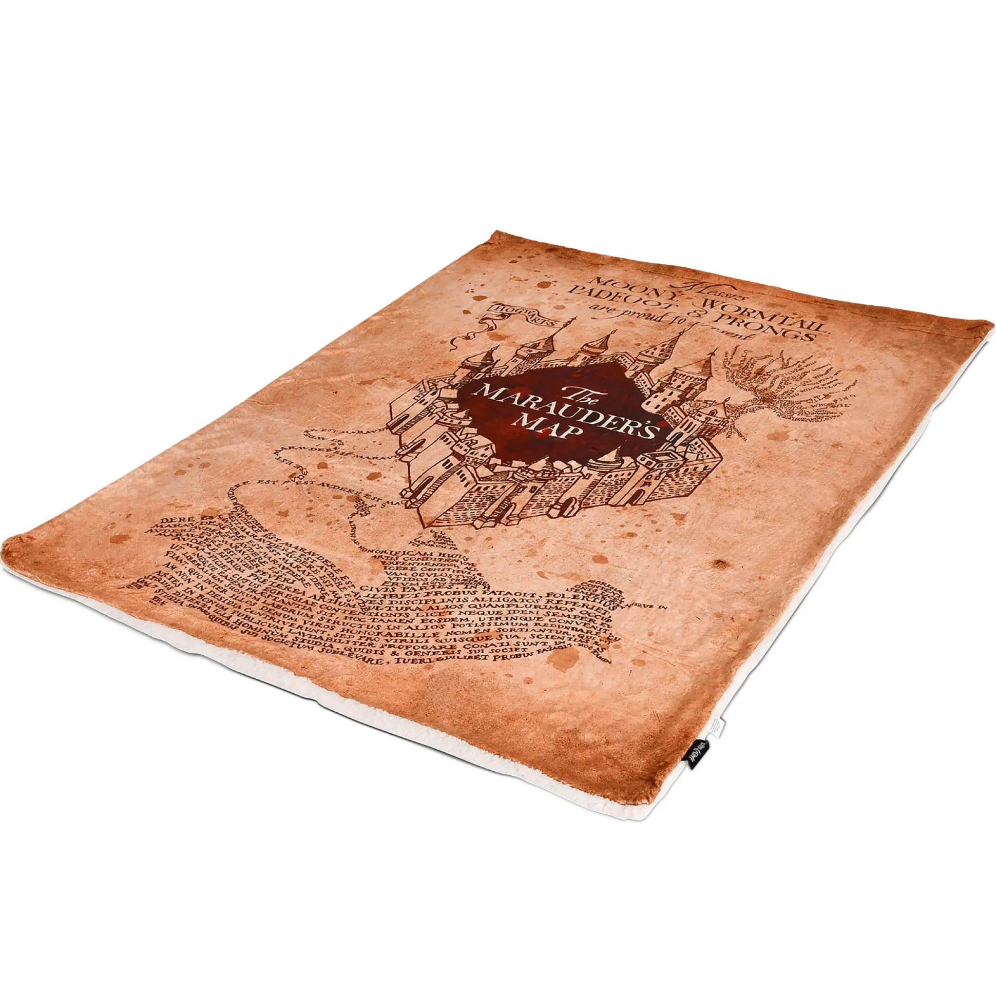 Harry Potter - Marauders Map Pluizige Deken met Teddybont