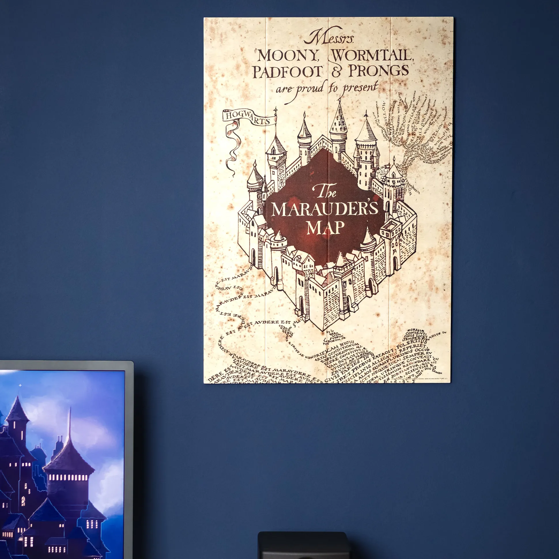 Harry Potter - Marauder's Map Wanddecoratie Hout