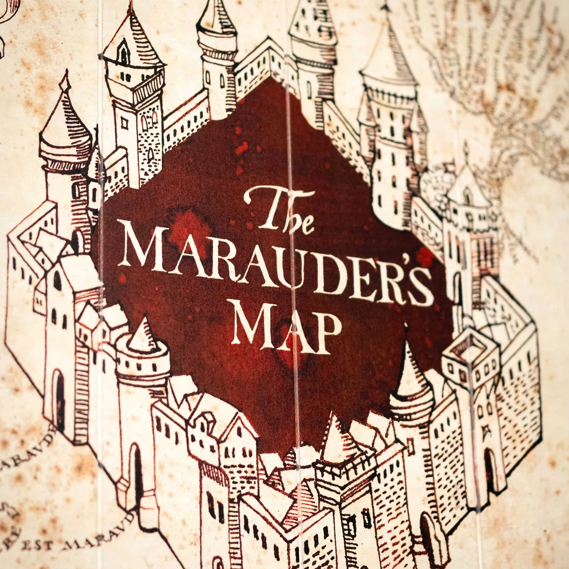 Harry Potter - Marauder's Map Wanddecoratie Hout
