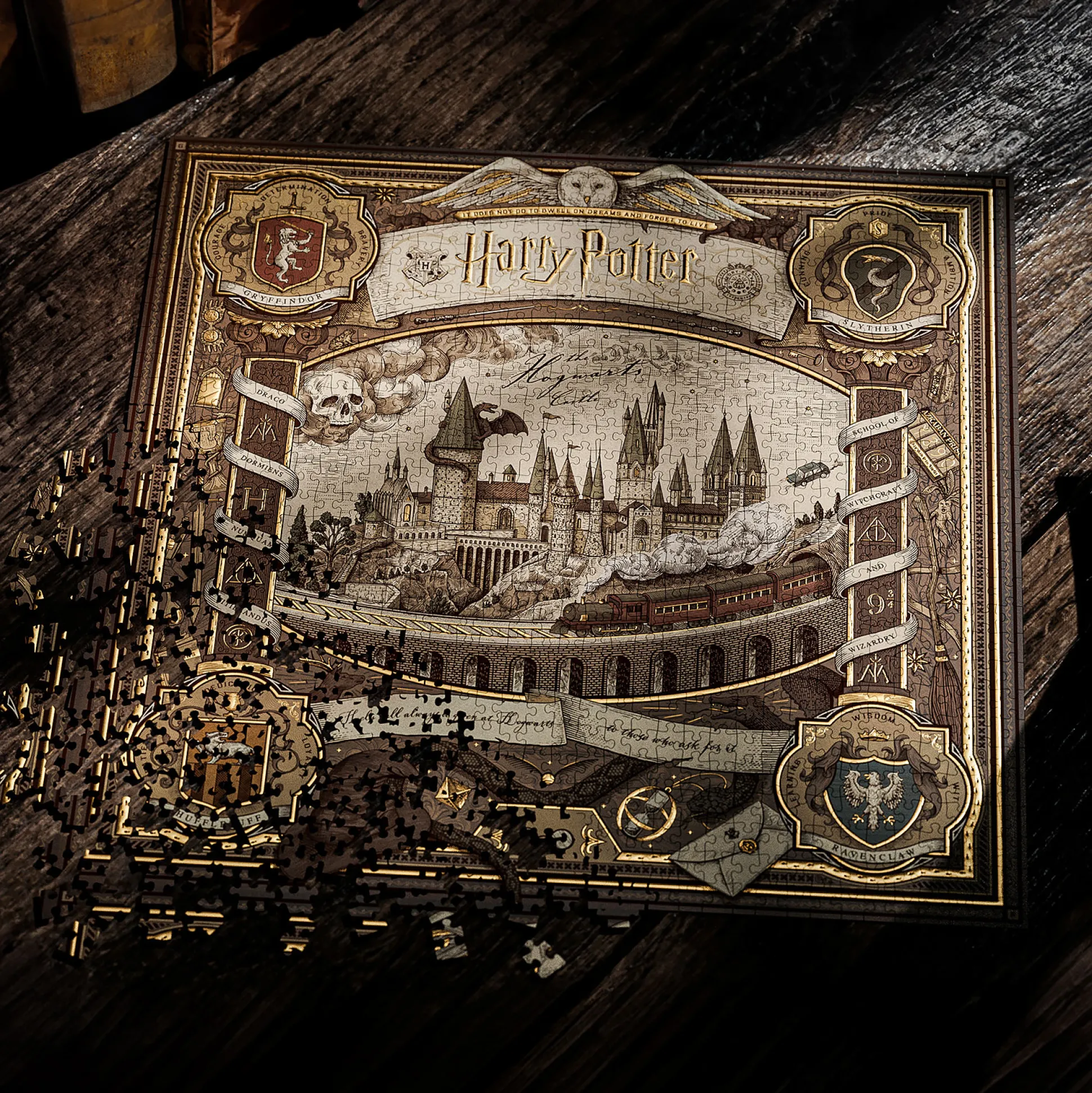 Harry Potter - Premium Puzzel Zweinstein Kasteel