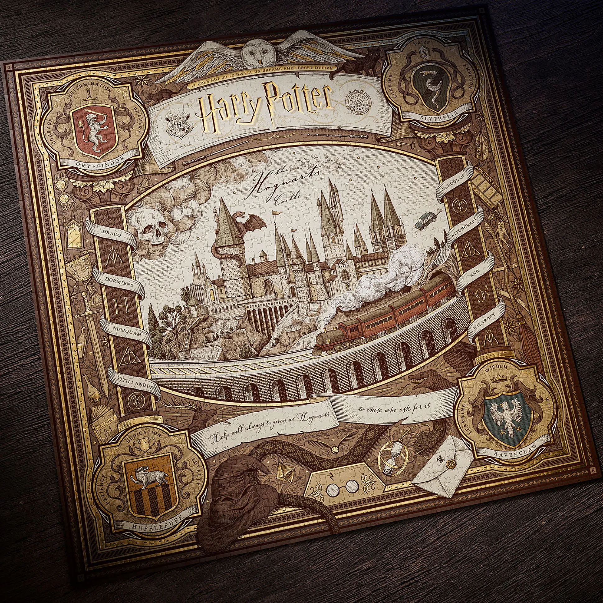 Harry Potter - Premium Puzzel Zweinstein Kasteel