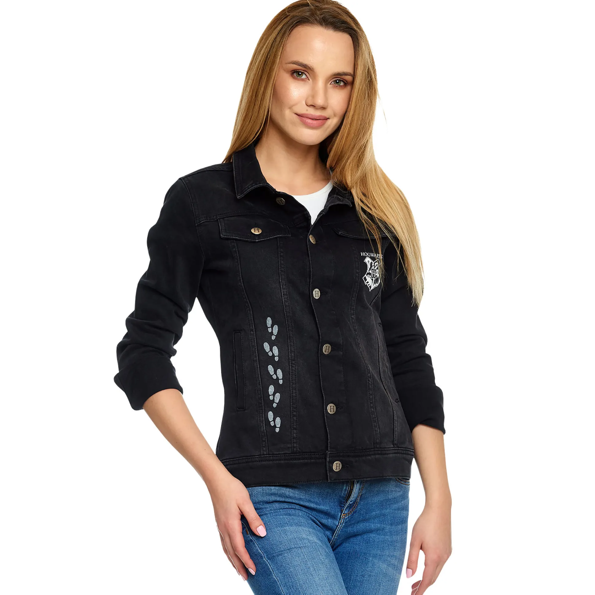 Harry Potter - Sluipwegwijzer Spijkerjas Dames Zwart
